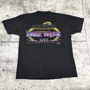 Vintage Daytona Bike Week 1993 Shirt Size XL (23.3x30)